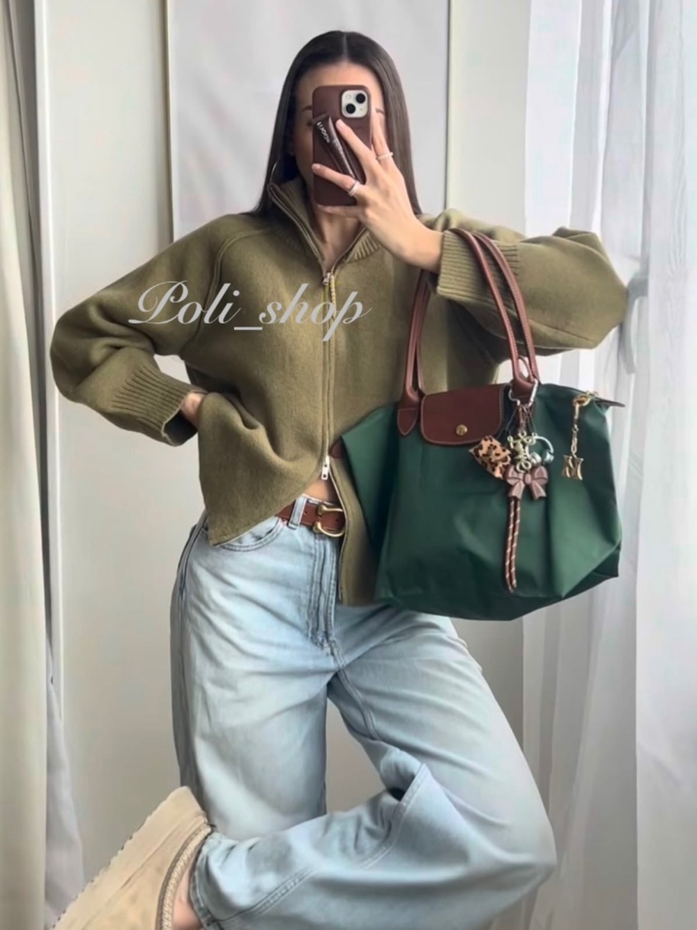 🍂New Forest Green Longchamp